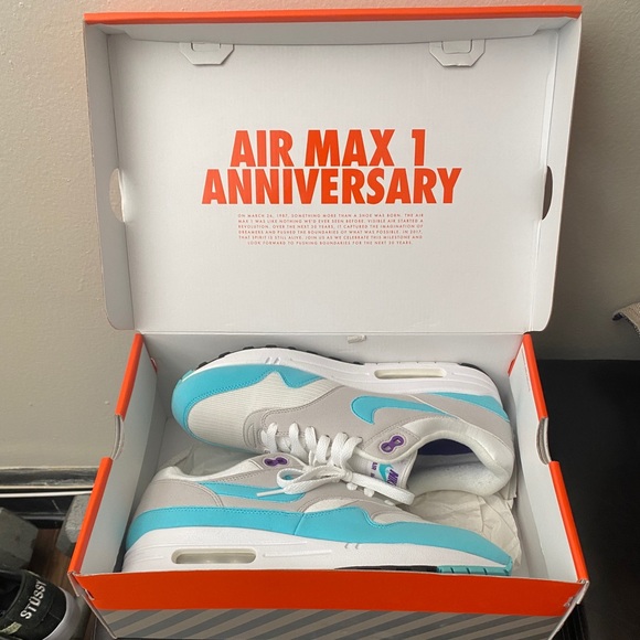 Air Max 1 OG Anniversary Aqua - Picture 3 of 8